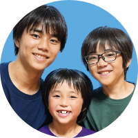 3人のお子さま